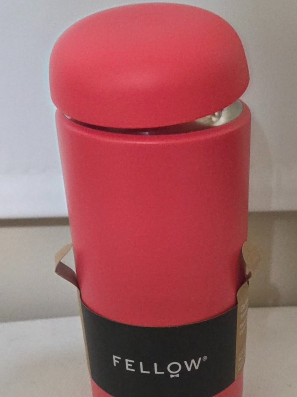 Fellow Carter Move Mug Vacuum Insulated Travel Coffee Mug - Coral Crush - 16oz